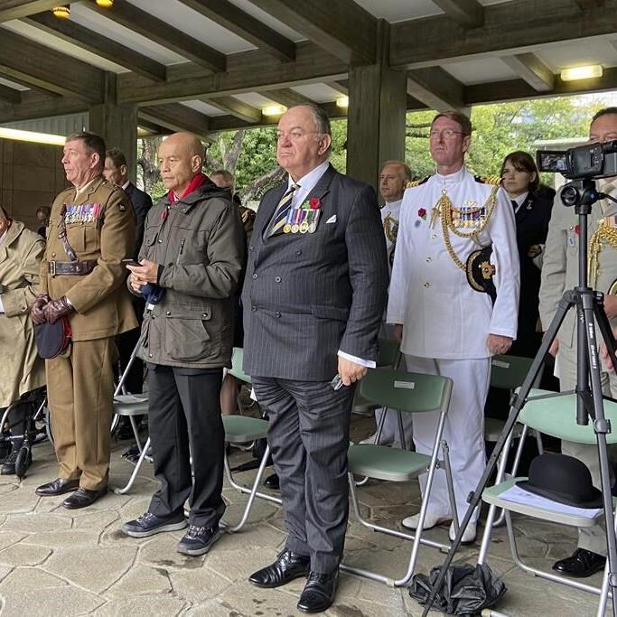 UK veteran who fought against Japan in World War II visits Tokyo's national cemetery